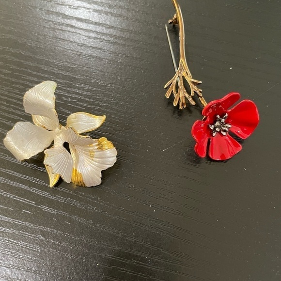 Vintage Pins Floral Lot - Picture 7 of 8